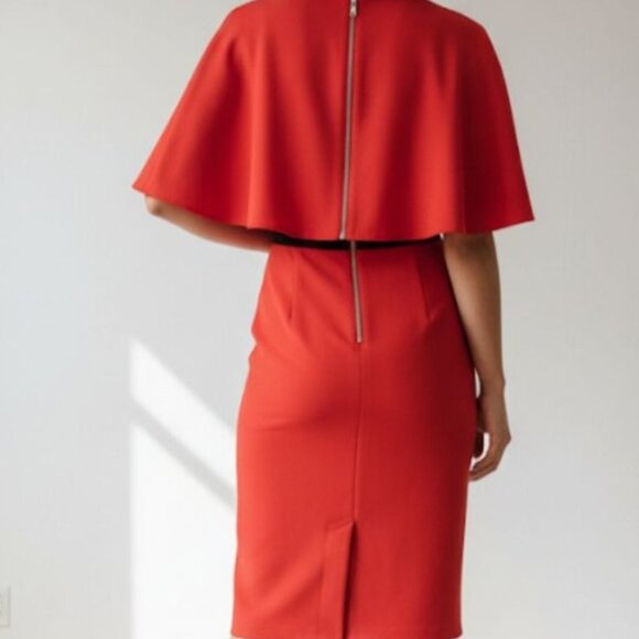 Red Black Holiday Party Mini Dress Christmas Size 2 - Picture 2 of 12